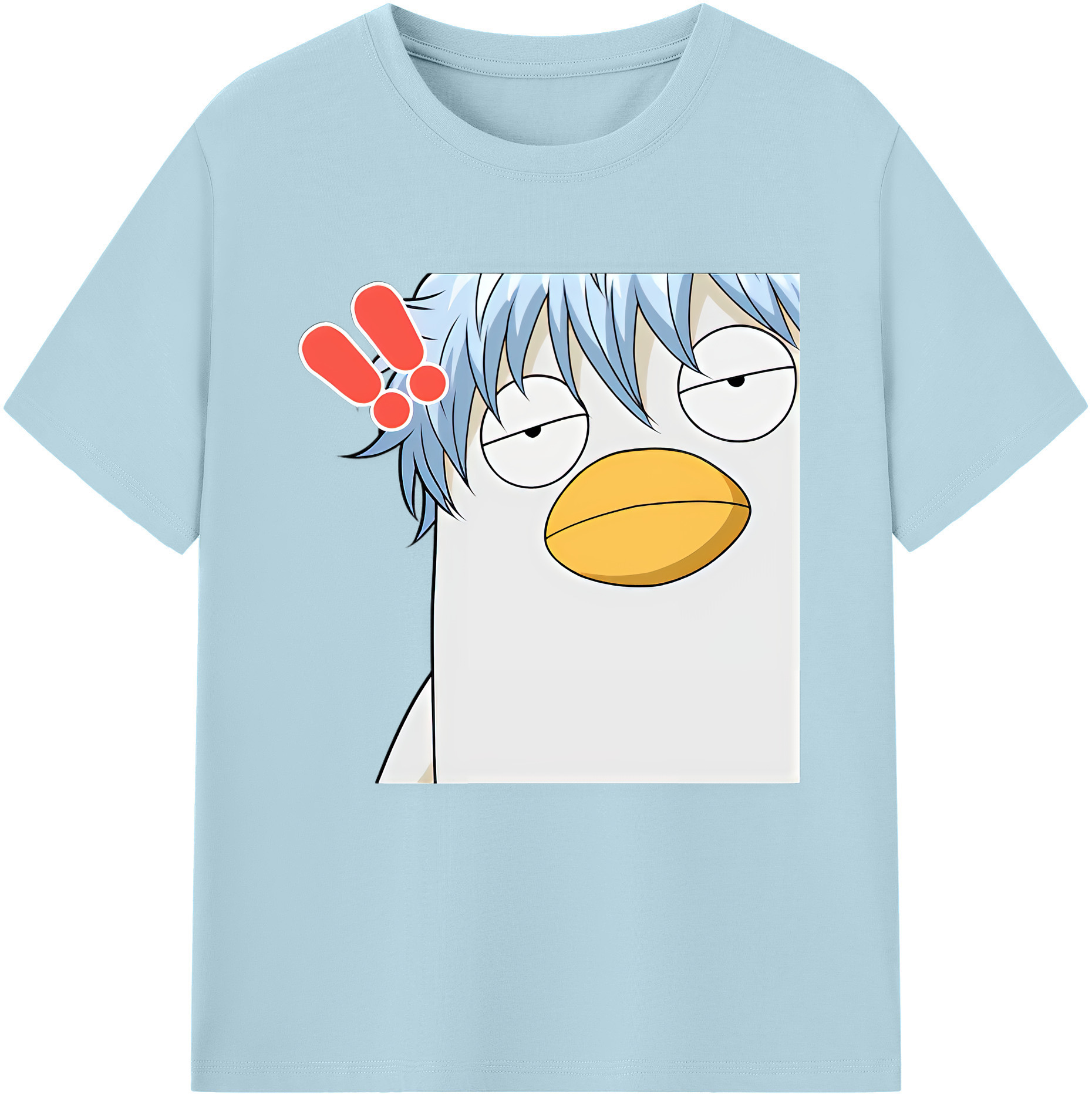 （画像用） ぎんたま 坂田銀時（さかたぎんとき） 神楽 志村新八（しむら しんぱち） GINTAMA Sakata Gintoki Kagura Shimura Shinpachi 綿100％半袖Tシャツ（フロントプリント）